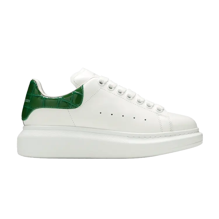 Кроссовки Alexander McQueen Alexander McQueen Wmns Oversized Sneaker 'White Chrome Green', белый