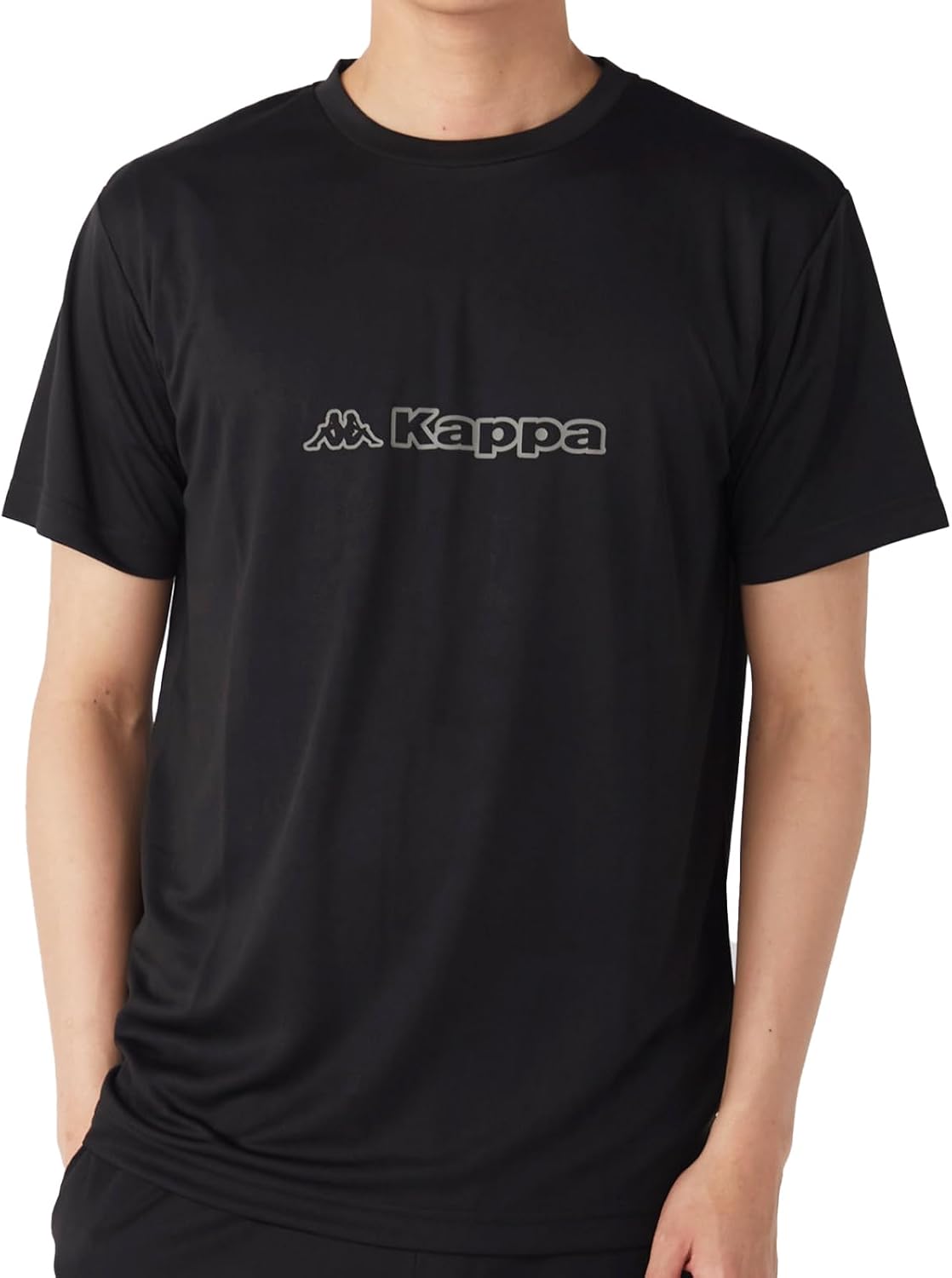 

Мужская футболка с коротким рукавом Kappa 215323, черный
