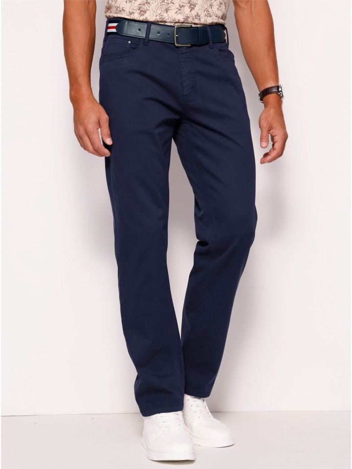 

Джинсы с пятью карманами темно-синего цвета Sieh an!