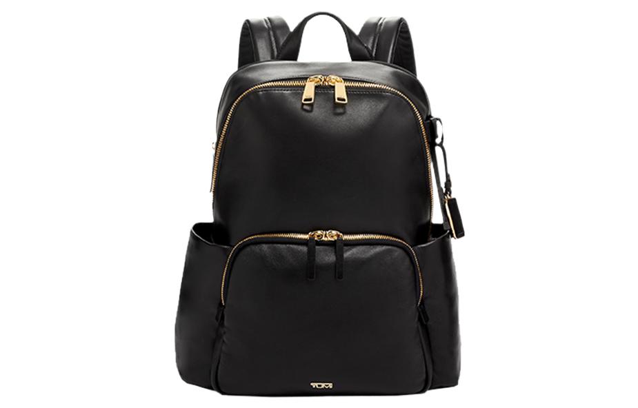 

Вояжёр Кожаная Сумка Рюкзак Обычная Женская Чёрная TUMI