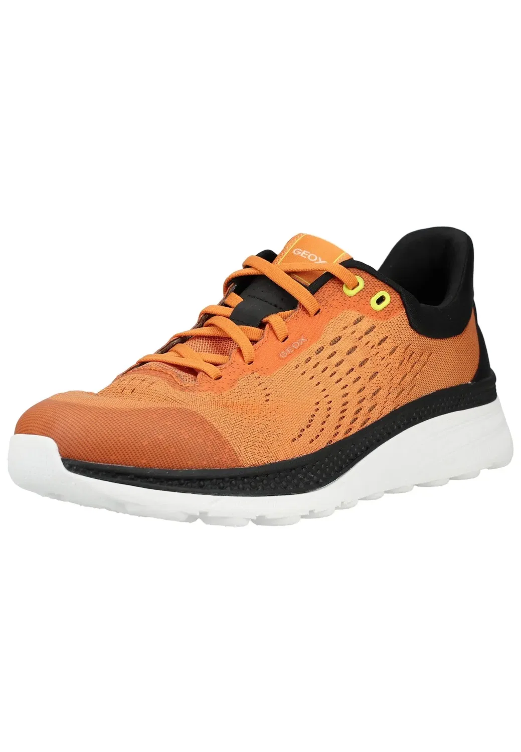 Sneakers Low текстильные Geox, черный/оранжевый