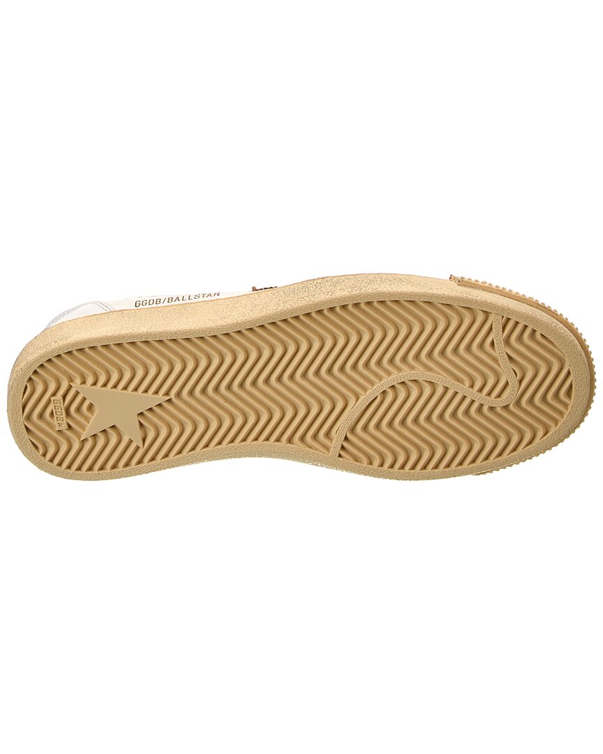 Кроссовки Golden Goose Ballstar из кожи и ворса теленка — фото 4