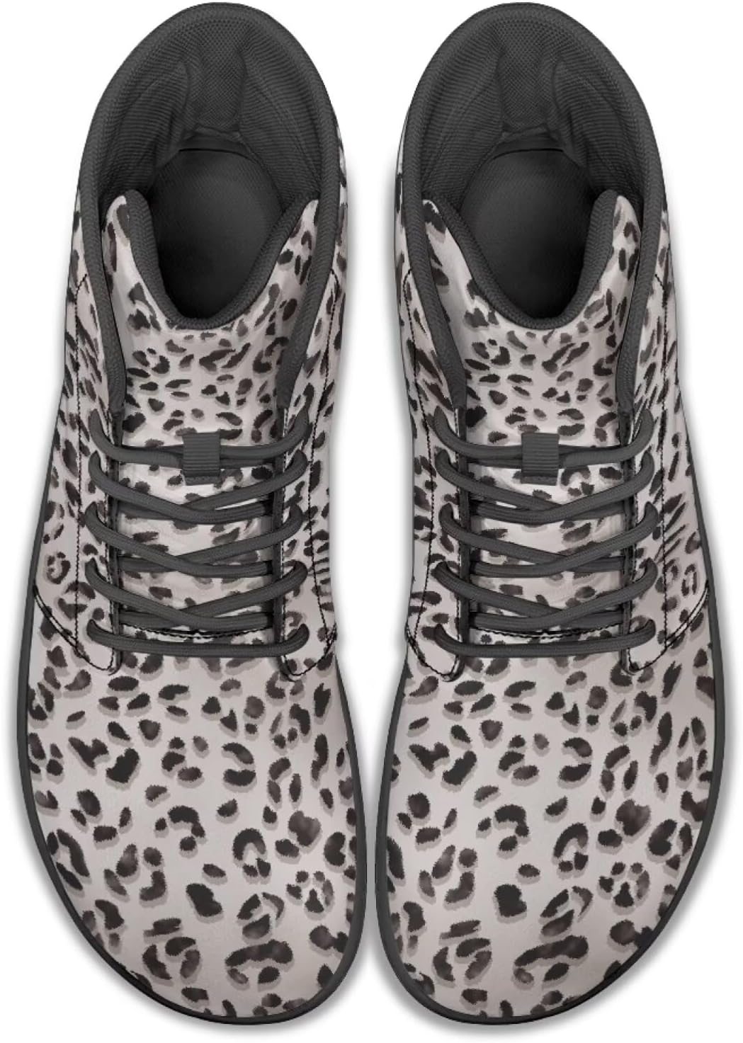 

Мужские кроссовки для бега с высоким верхом и анималистичным принтом, обувь с заземлением, широкие носки, спортивные и повседневные мужские кроссовки Watdotory, серый