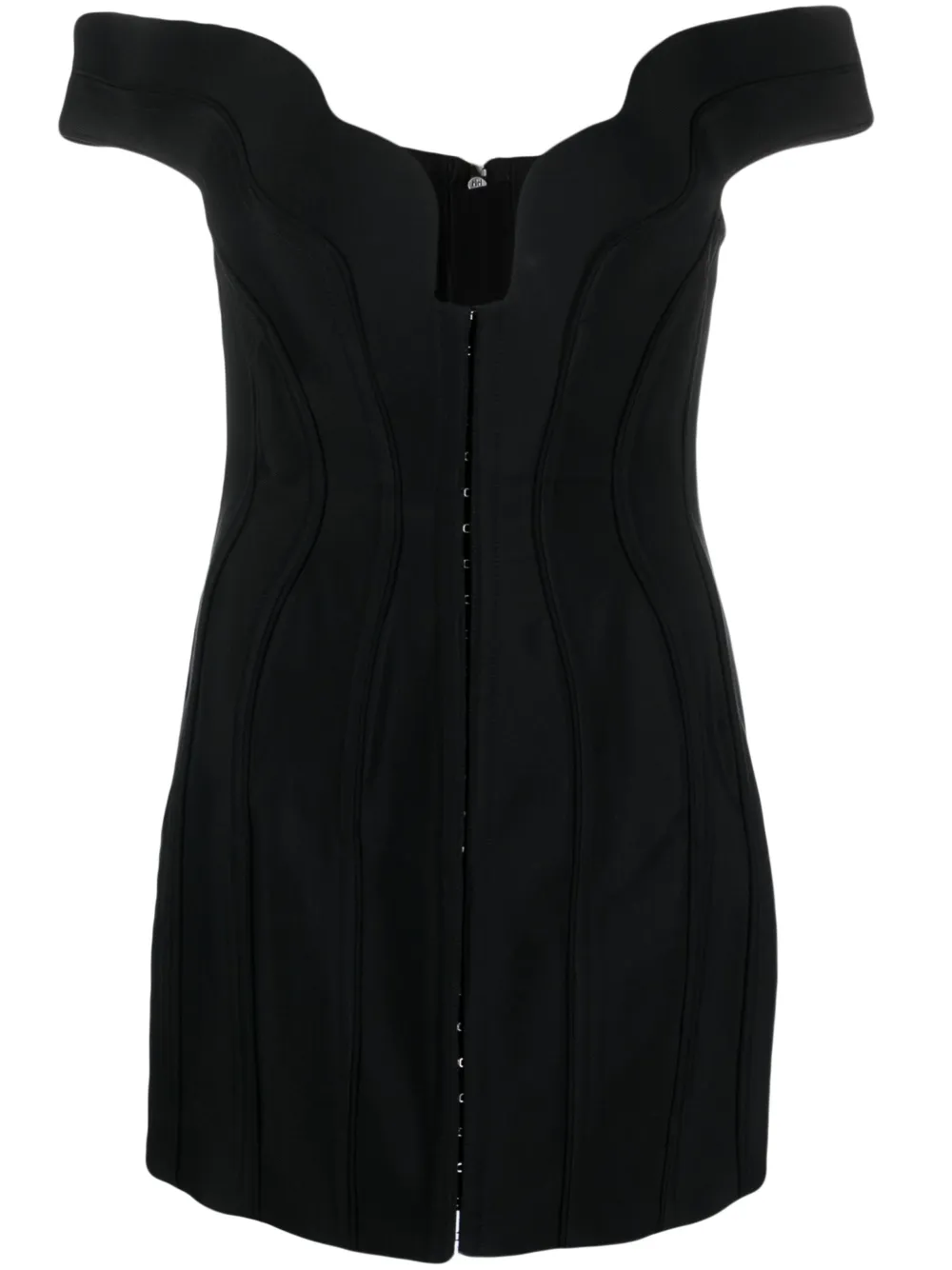 

Платье мини Mugler, черный