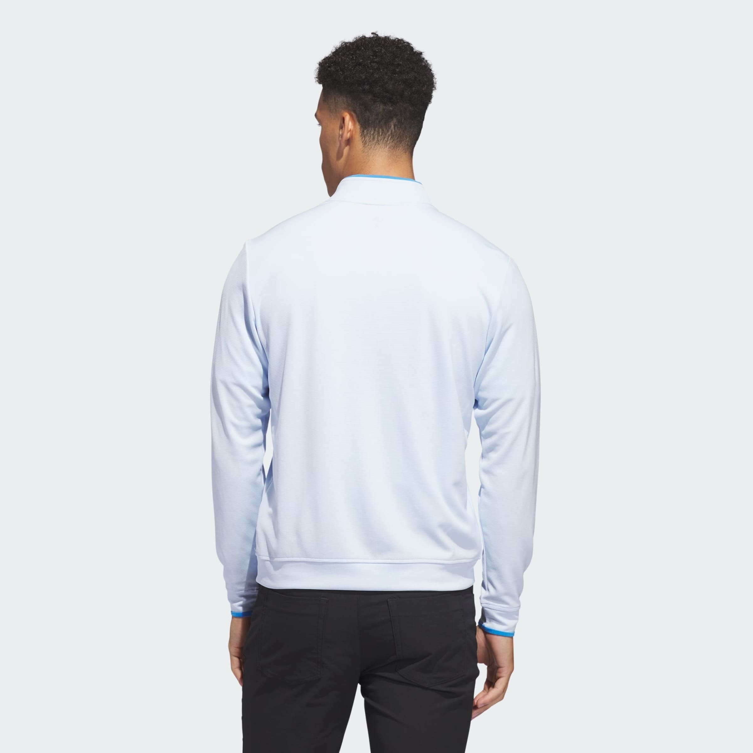 ADIDAS GOLF Спортивный свитшот 'Lightweight Half-Zip' в белом цвете — фото 3