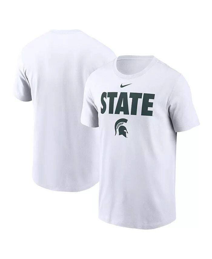 

Мужская белая футболка Michigan State Spartans Local Ultimate Chant Nike, белый