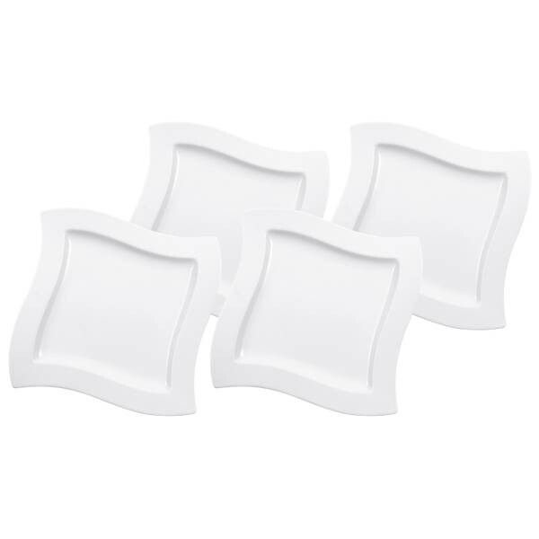 

Набор обеденных тарелок newwave, 4 шт. Villeroy & Boch, белый