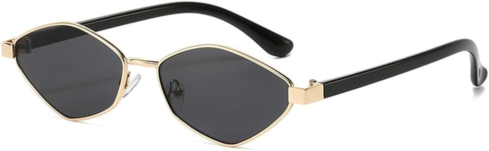 

Металлические многоугольные солнцезащитные очки для женщин, модные очки для активного отдыха для мужчин, ретро-стиль, роскошные солнцезащитные очки generic, Black Gray