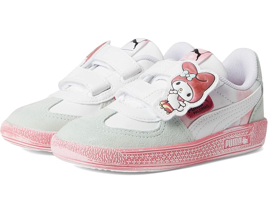 

Кроссовки PUMA Kids Palermo Hello Kitty And Friends Hook And Loop, цвет Puma White/Magic Rose