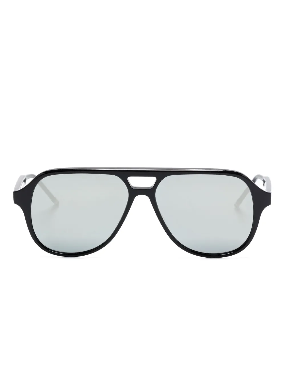 

Солнцезащитные очки-пилоты Thom Browne Eyewear, черный