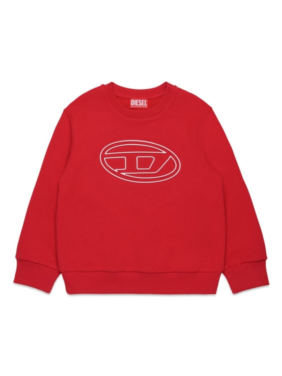 

Diesel толстовка с логотипом Oval-D, красный