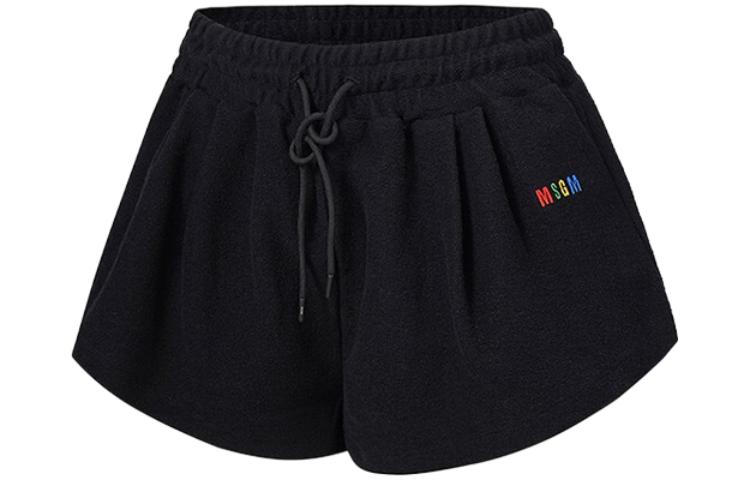 

MSGM Женские повседневные шорты черного цвета