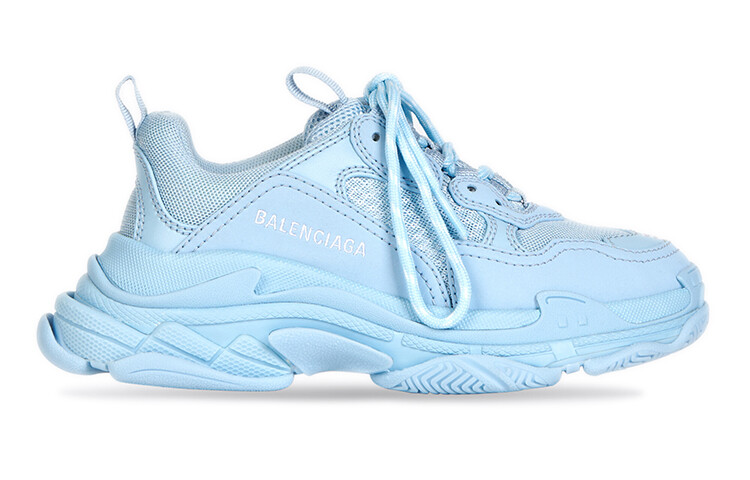 Кроссовки детские Balenciaga Triple S, синий — фото 2