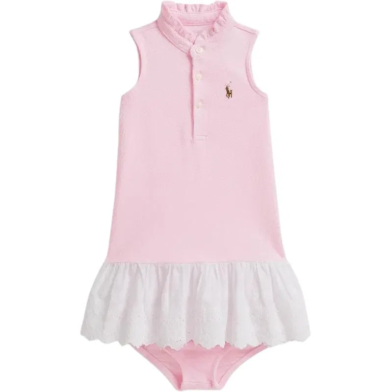 Детский комплект из двух предметов Polo Ralph Lauren розовый