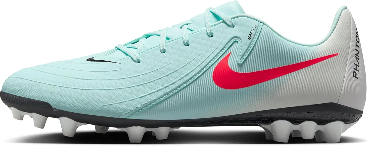 Футбольные бутсы Nike Phantom GX 2 Academy AG Low Top FJ2552, Mint Atomic Red Off Noir