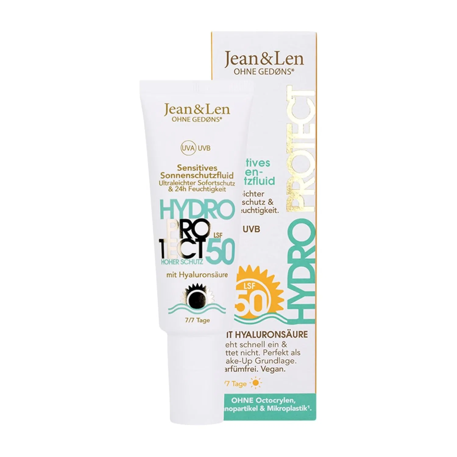 Солнцезащитный флюид для лица Jean & Len Sensitive SPF 50 Jean & Len