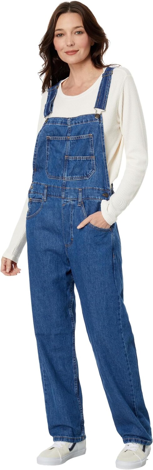 

Джинсовый комбинезон We The Free Ziggy Free People, цвет Sapphire Blue