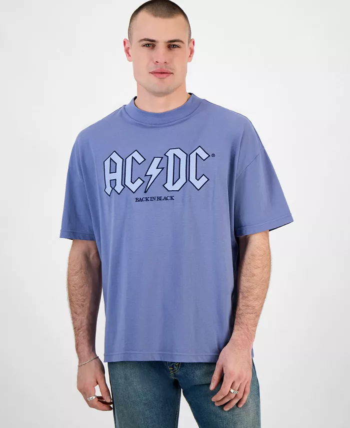 

Мужская футболка AC/DC Regular-Fit с принтом Tai Apparel, синий