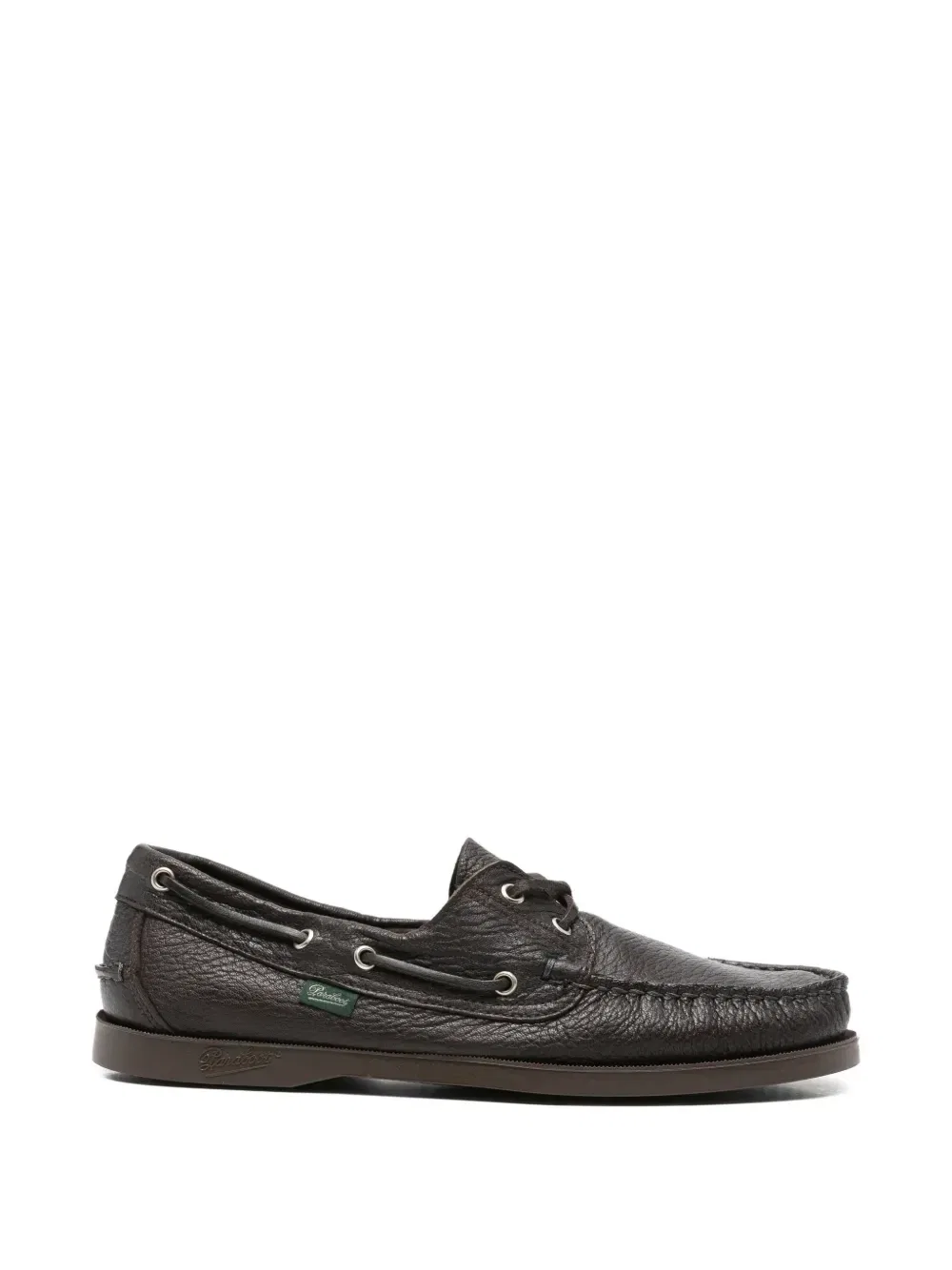 Лоферы из зернистой кожи Paraboot, коричневый