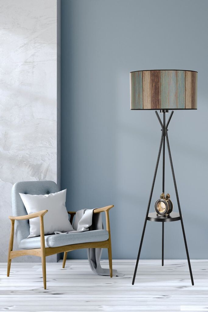 

Opviq, Venedik- Venedik sehpalı siyah lampader silindir renkli abajurluLUN, Colorful, торшеры, металлический корпус, мультиколор