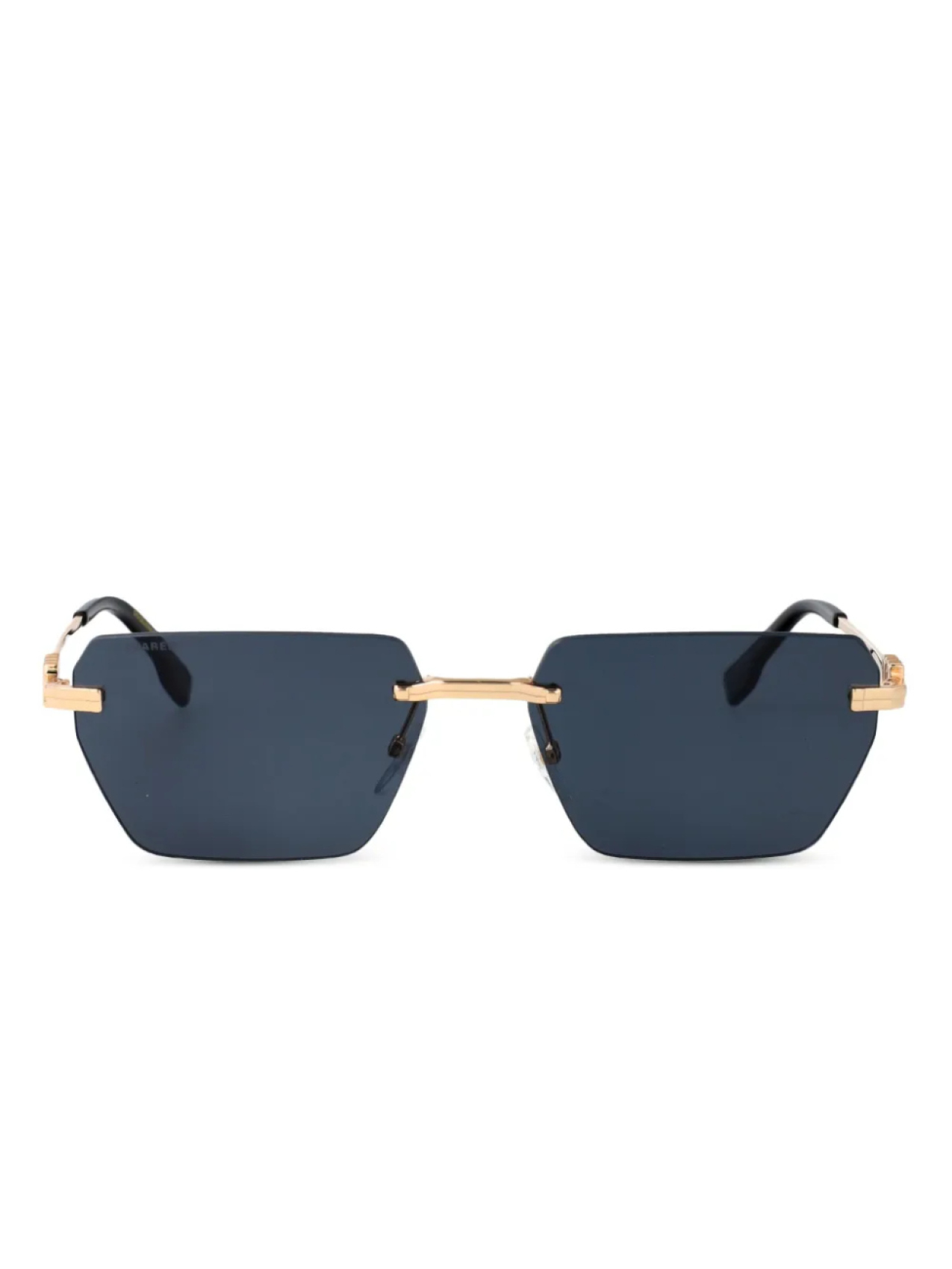 

Солнцезащитные очки DSQUARED2 EYEWEAR в геометрической оправе, золотой