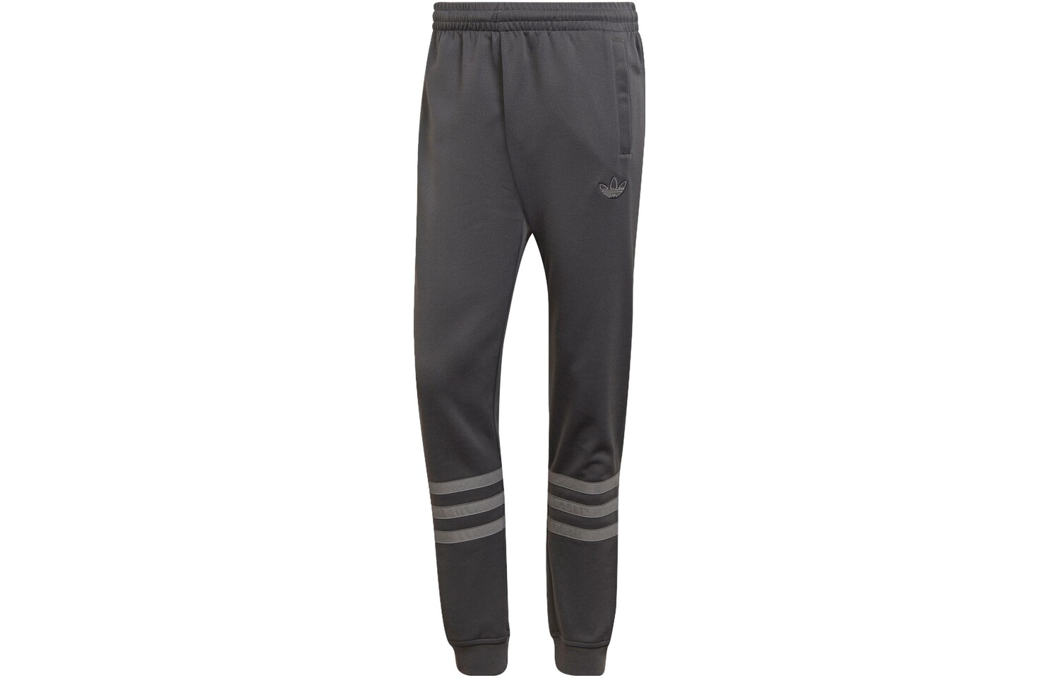 

Трикотажные спортивные штаны мужские темно-серые Adidas, темно-серый