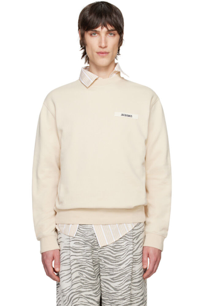 

Бежевый свитшот Les Classiques 'The Gros Grain' JACQUEMUS