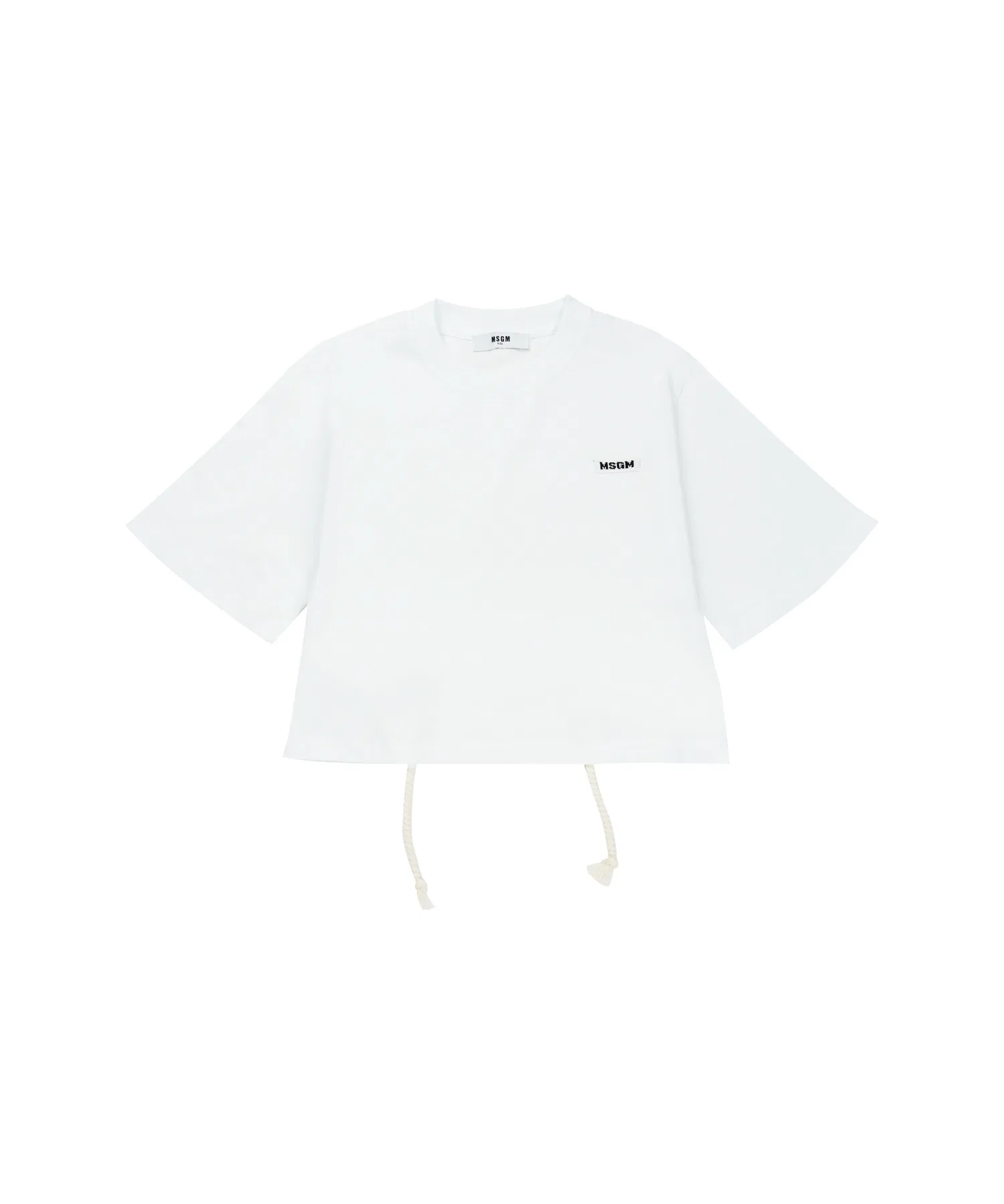 Детская футболка MSGM KIDS укороченная