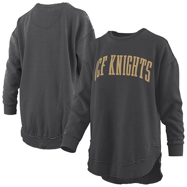

Женский черный свитшот UCF Knights Melange Poncho Vintage Fleece с длинным рукавом Pressbox