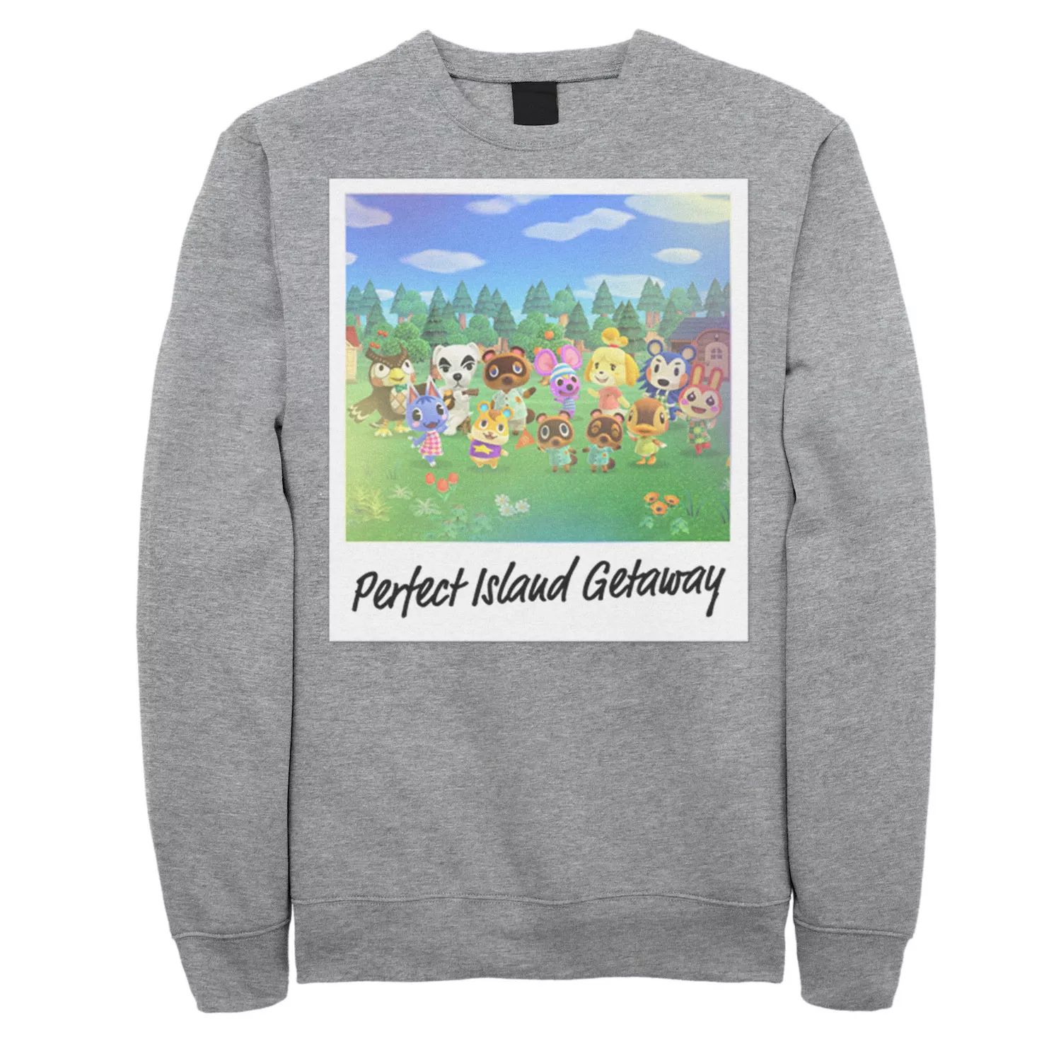 

Мужской свитшот Animal Crossing: New Horizons Perfect Island Getaway Licensed Character