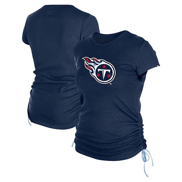 

Женская футболка Tennessee Titans с боковыми сборками, цвет navy New Era, Синий, Женская футболка Tennessee Titans с боковыми сборками, цвет navy New Era