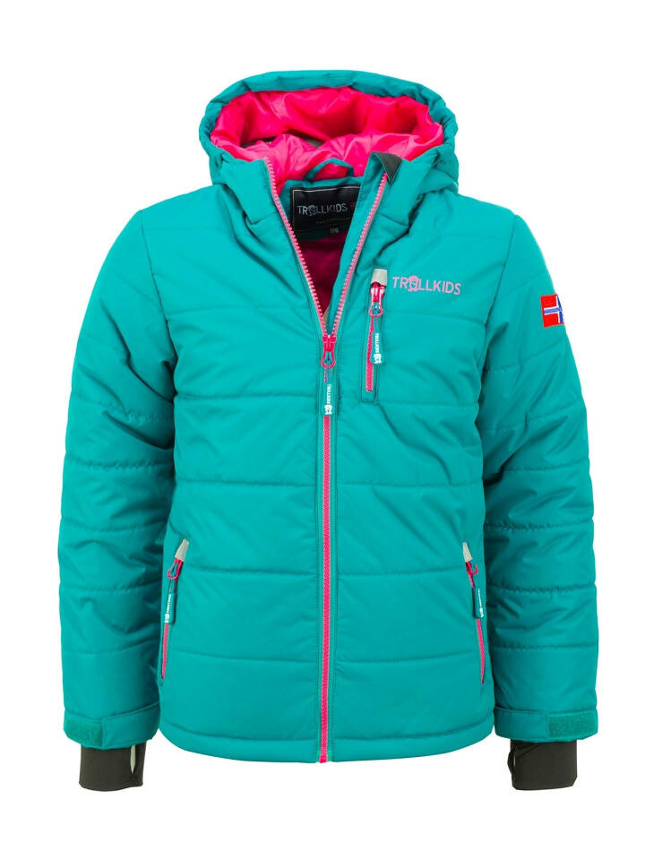 

Куртка для лыж и сноуборда Trollkids Skijacke / Winterjacke Hemsedal, цвет SmaragdgrÃƒÂ¼n/Rubinrot