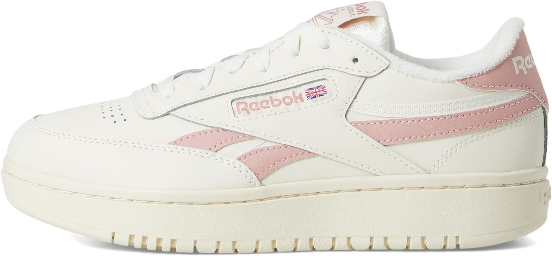Кроссовки Reebok Lifestyle Women's Club C Double, цвет Chalk/Smokey Rose — фото 4