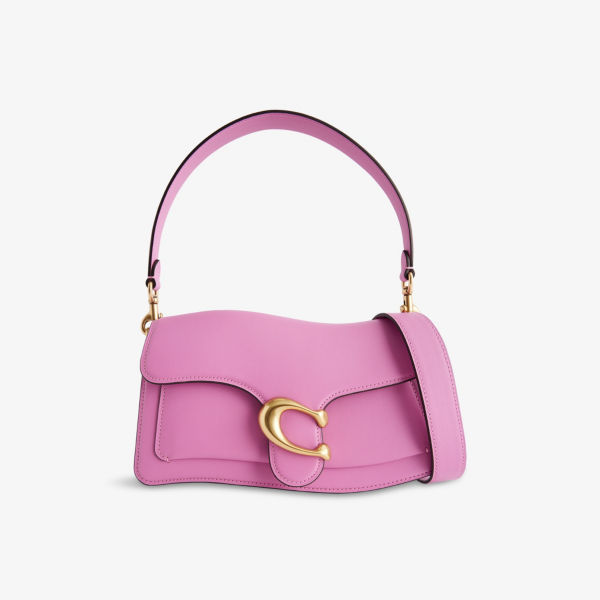 

Сумка через плечо Tabby из переплетённой кожи Coach, цвет fuschia