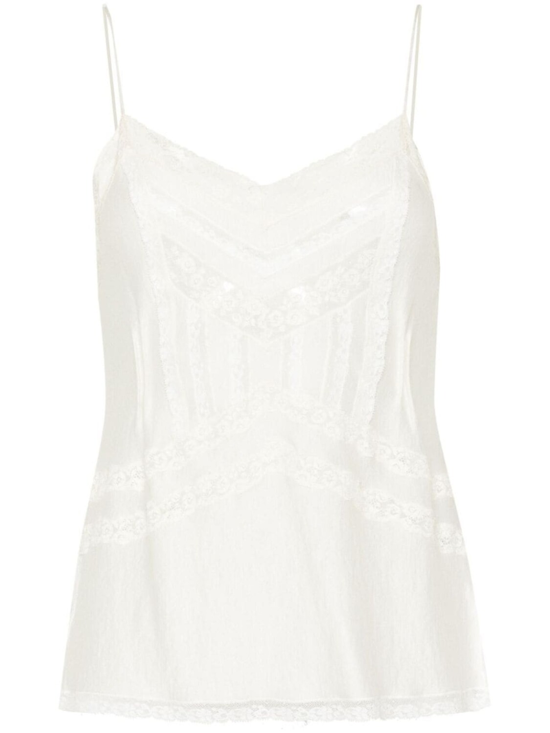 

Ermanno Scervino топ с кружевом, нейтральный цвет