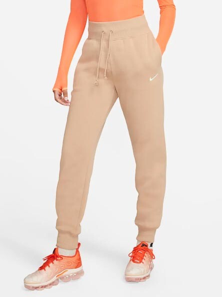 

Спортивные брюки Nike W NSW PHNX FLC HR PANT STD, бежевый
