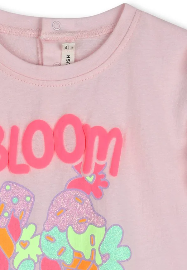 Футболка с принтом met korte mouwen Billieblush, Baby Pink — фото 3