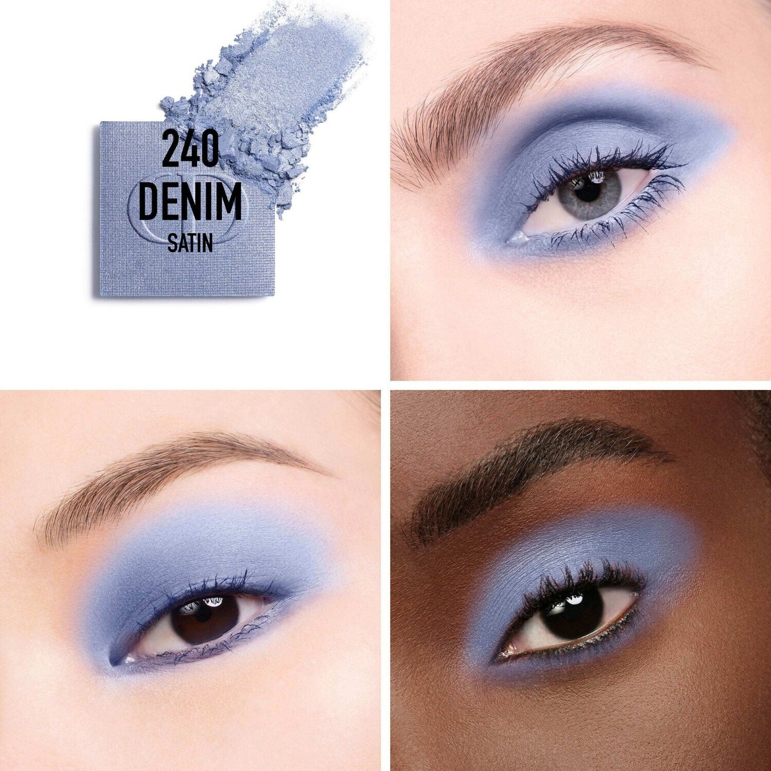 Тени для век diorshow mono couleur lidschatten Dior, 240 denim, вес 2 гр. — фото 4