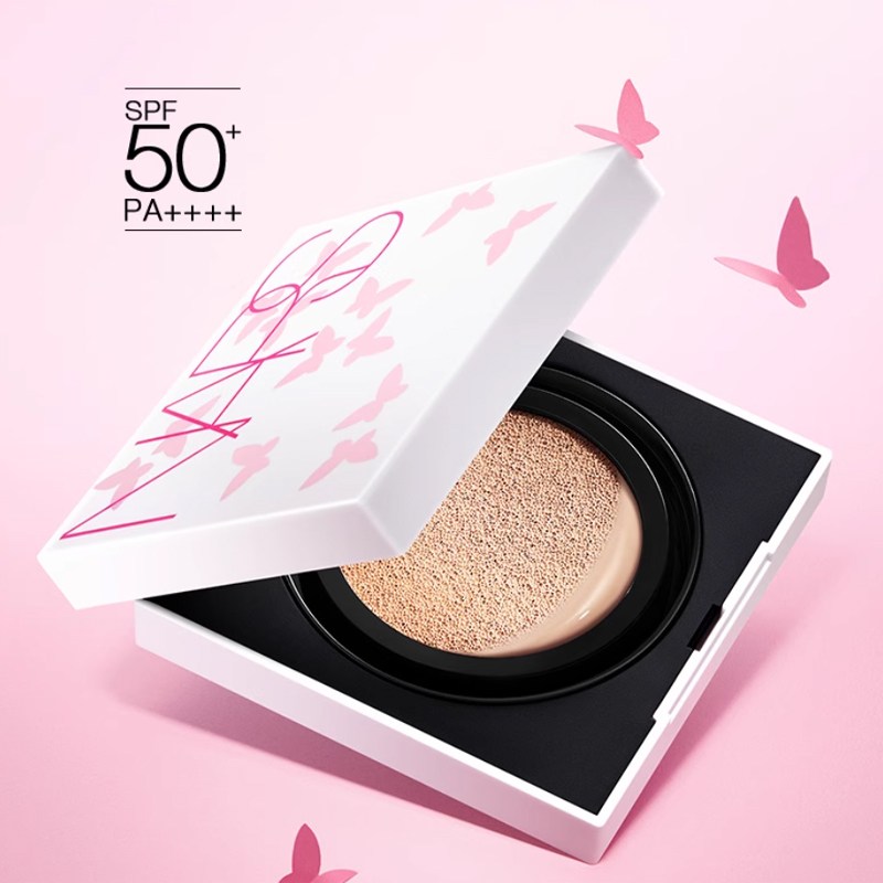 Кушон NARS Natural Radiant Longwear Cushion Foundation + сменный блок, 12 г х 2, #розовый белый — фото 3