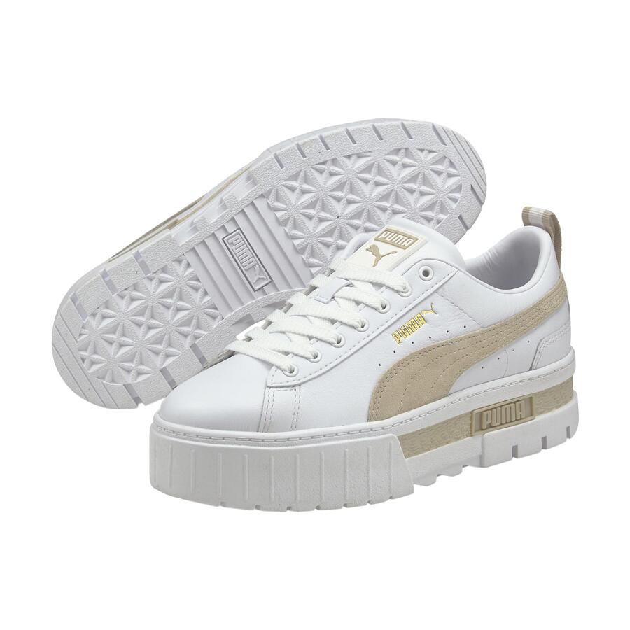 Кроссовки женские Puma Mayze Lth White — фото 3