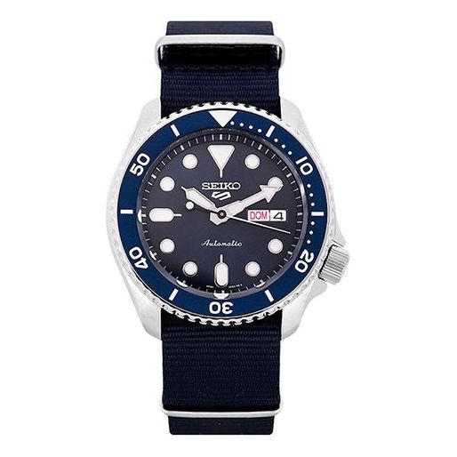 

Часы Men's SEIKO Canvas Blue No. 5 Series Watch, синий