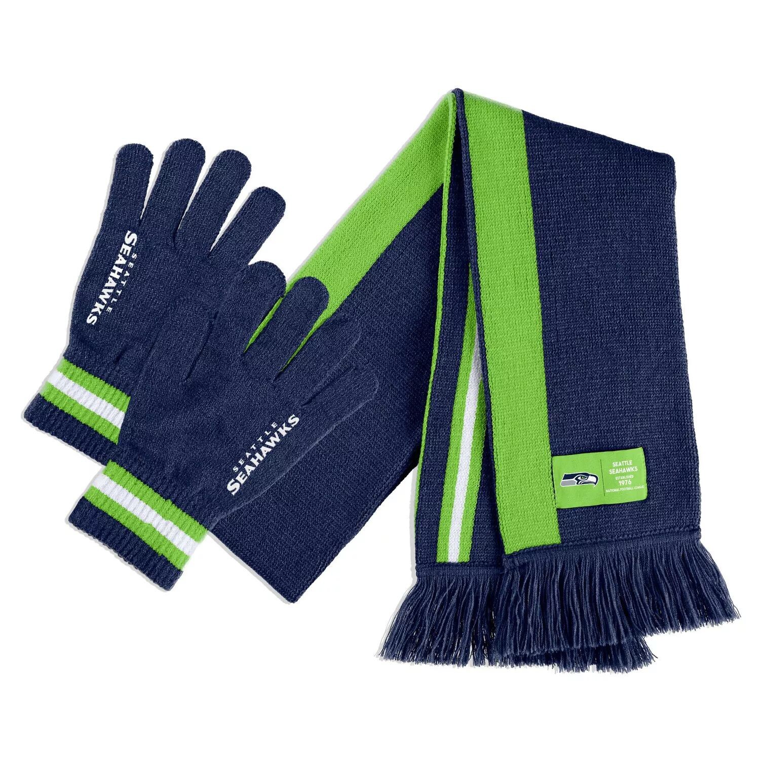 

WEAR by Erin Andrews Комплект из шарфа и перчаток Seattle Seahawks