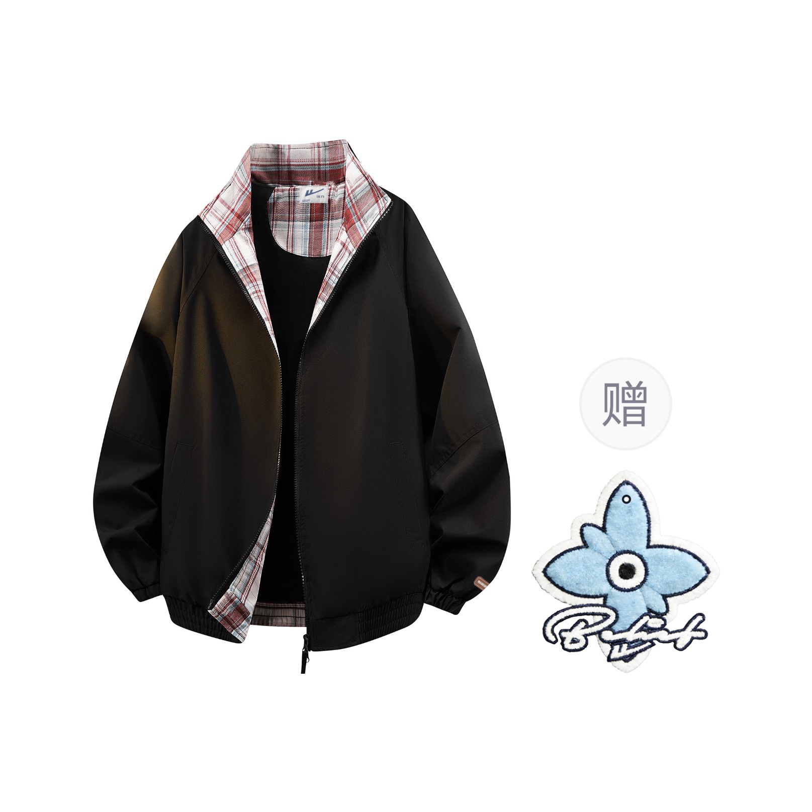 

Куртка Unisex Stand Collar Moderate Workwear WARRIOR, черный[free badge+scented sachet charm]