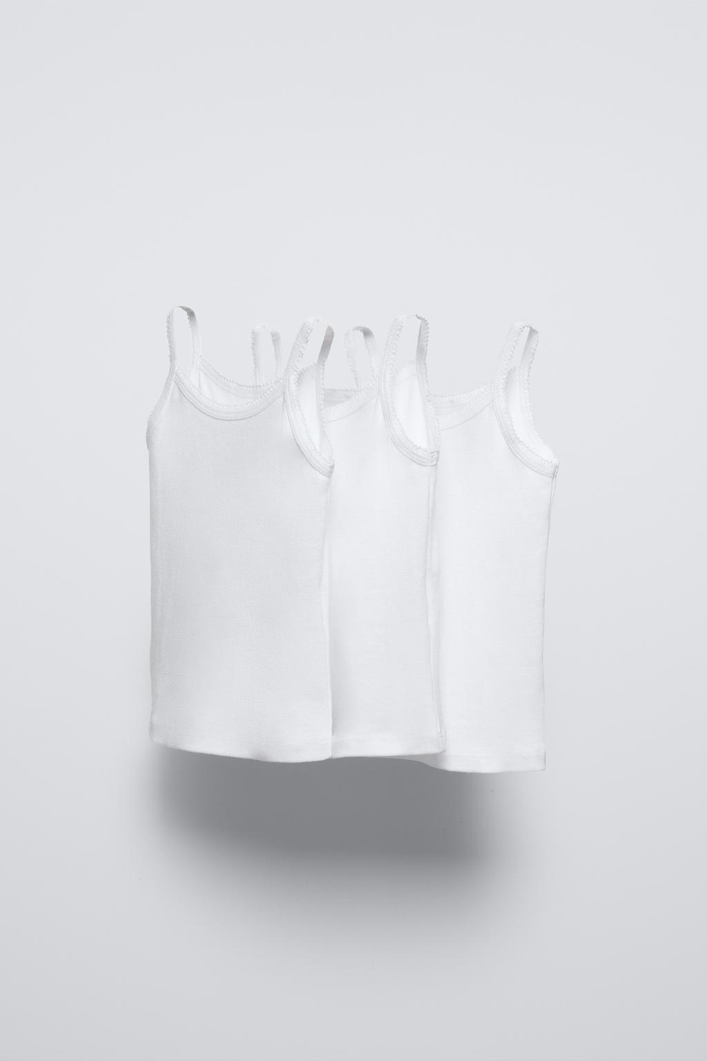 

Возраст 2-6 / 3 года-комплект базовых жилетов ZARA, белый