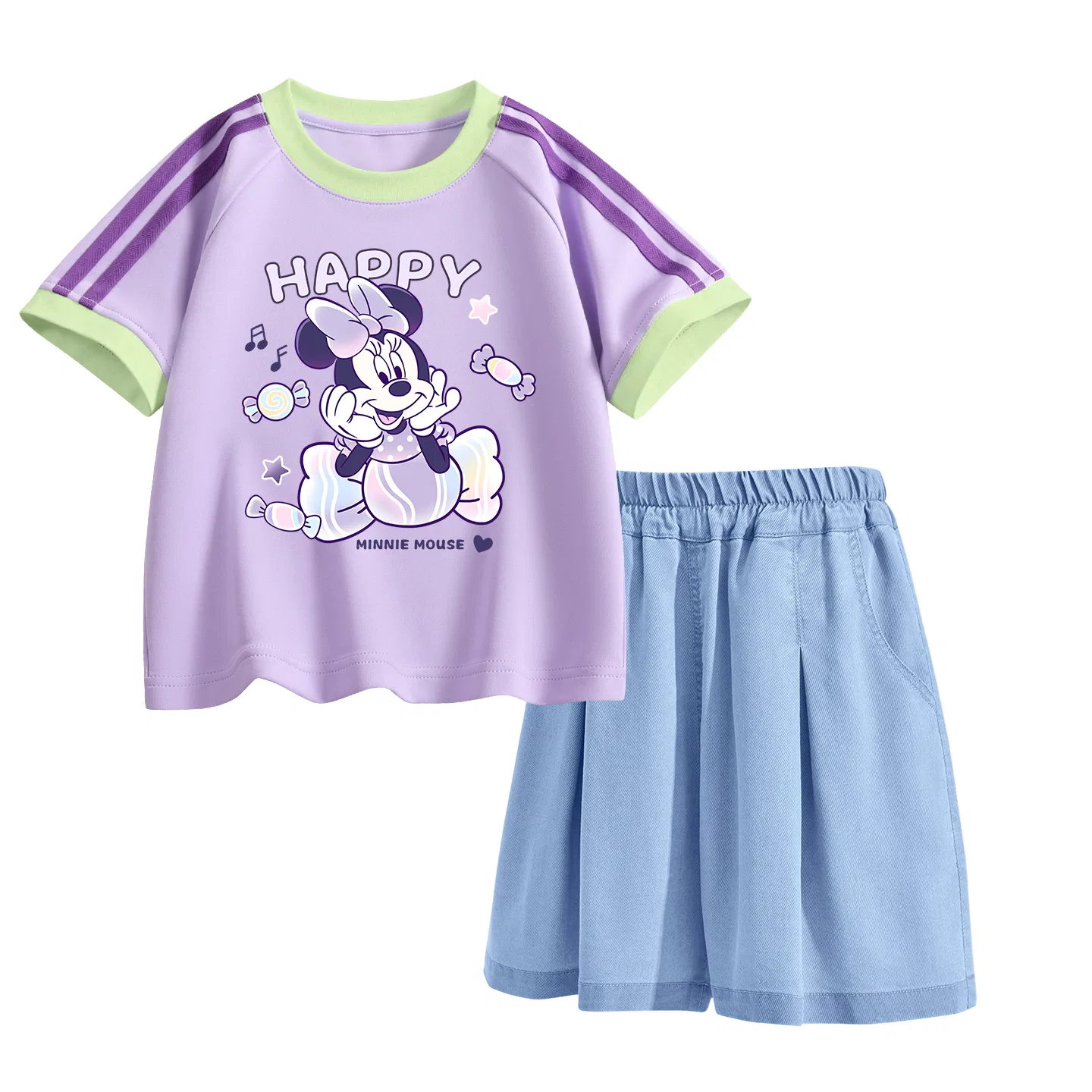 Детский спортивный костюм Disney Kids Casual Sportswear фиолетовый и голубой