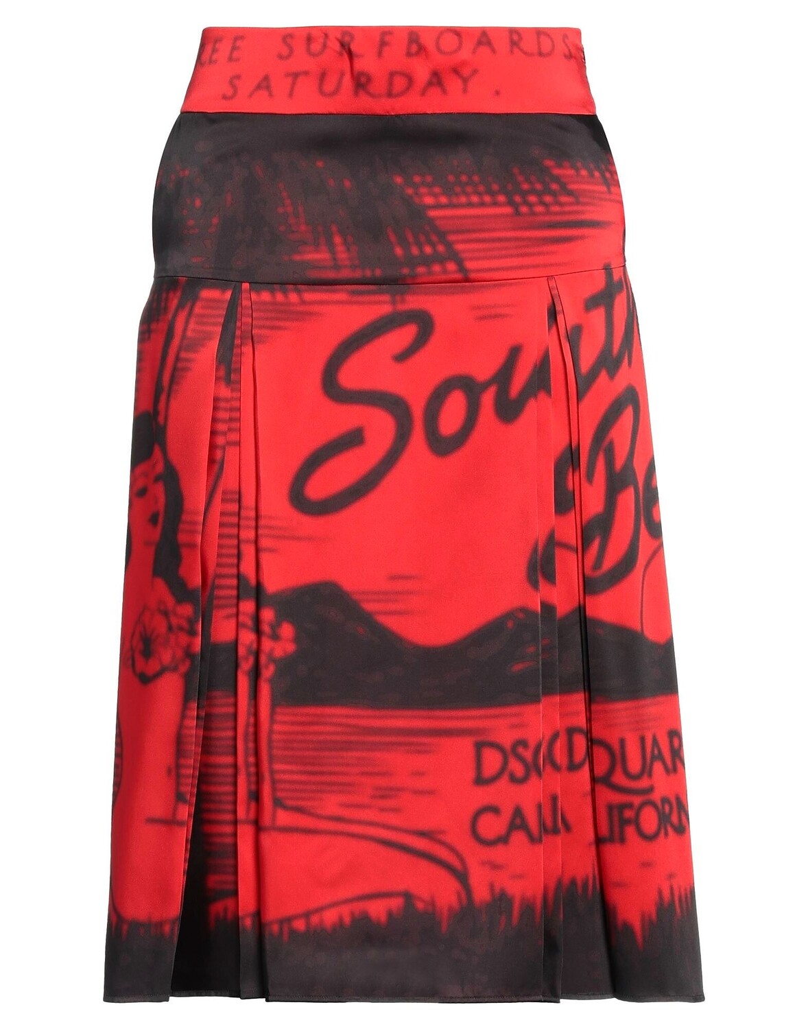 

Юбка Dsquared2, красный