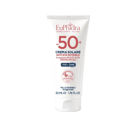 

Euphidra Invisible Anti-Aging Sun Cream для лица SPF 50+ 50 мл для кожи, чувствительной к солнечным лучам