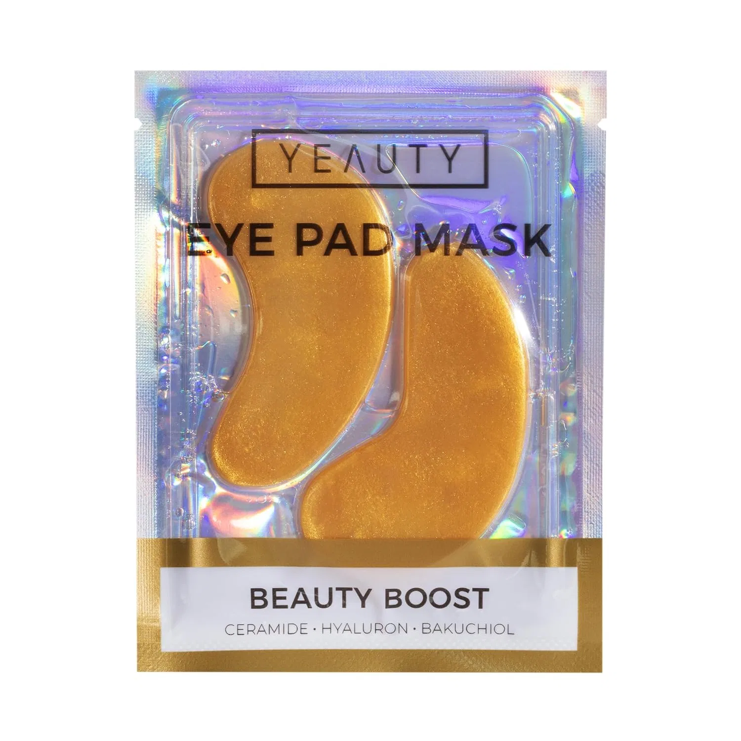 Маска-патчи для глаз YEAUTY Beauty Boost с керамидами и гиалуроном Yeauty, Gold