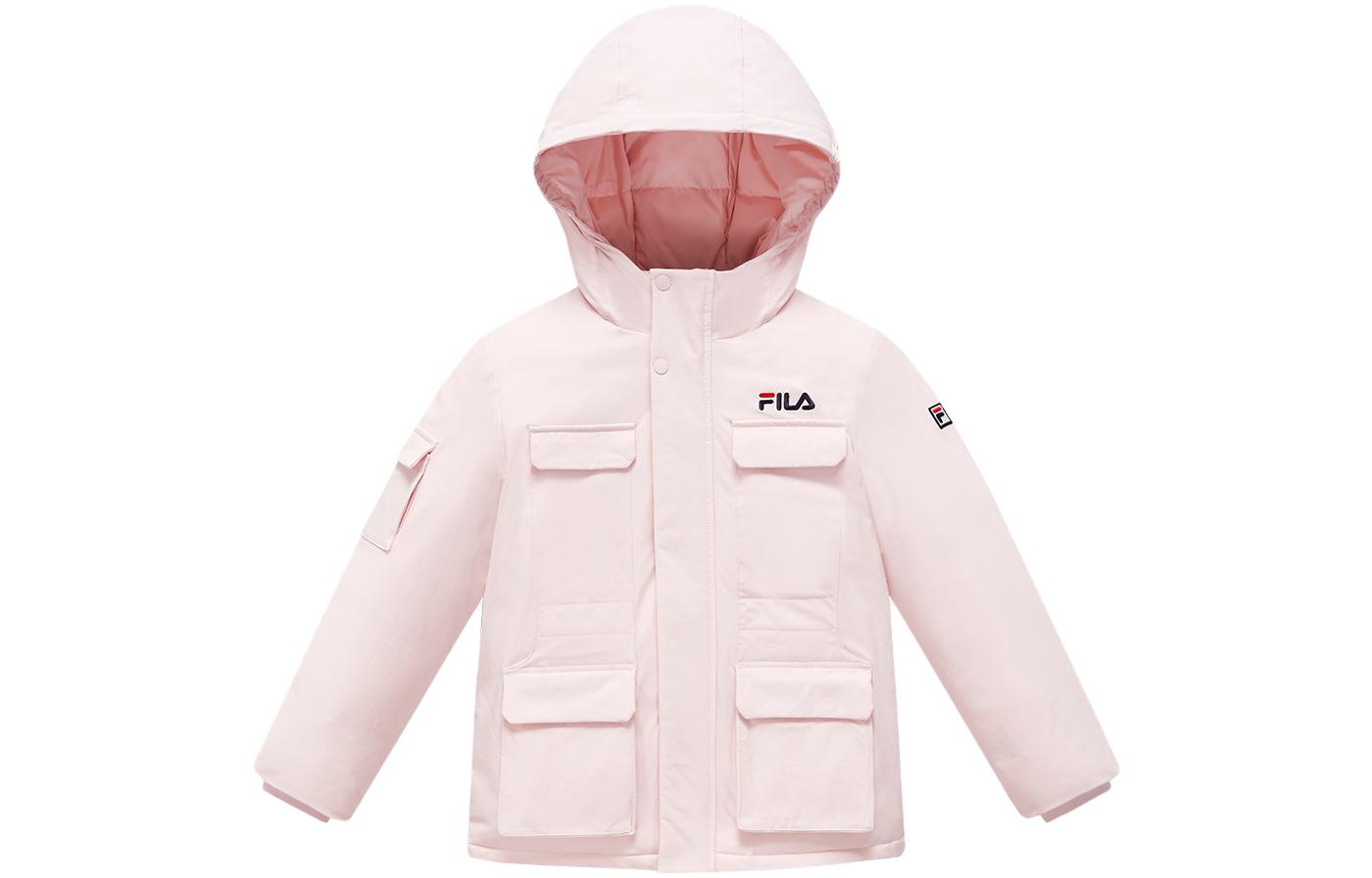 Пуховик Pearl Red детский FILA KIDS, красный