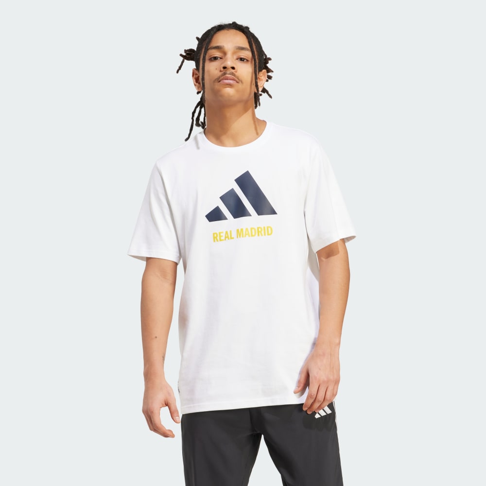 

Футболка Adidas Real Madrid Seasonal Graphic Tee, белый